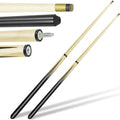 Pool Cue Stick 11mm Fiber Leather Tip 36inch Set of 2 L79877