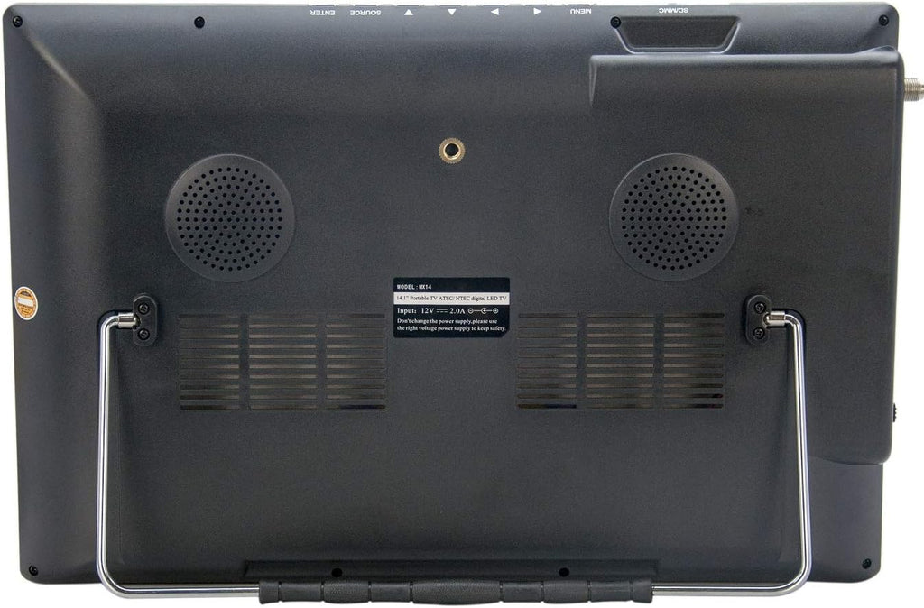 14.1 Portable Widescreen LED TV with HDMI, USB/SD Card Slot, and Remote Control I4657