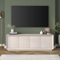 White Rectangular TV Stand S5130
