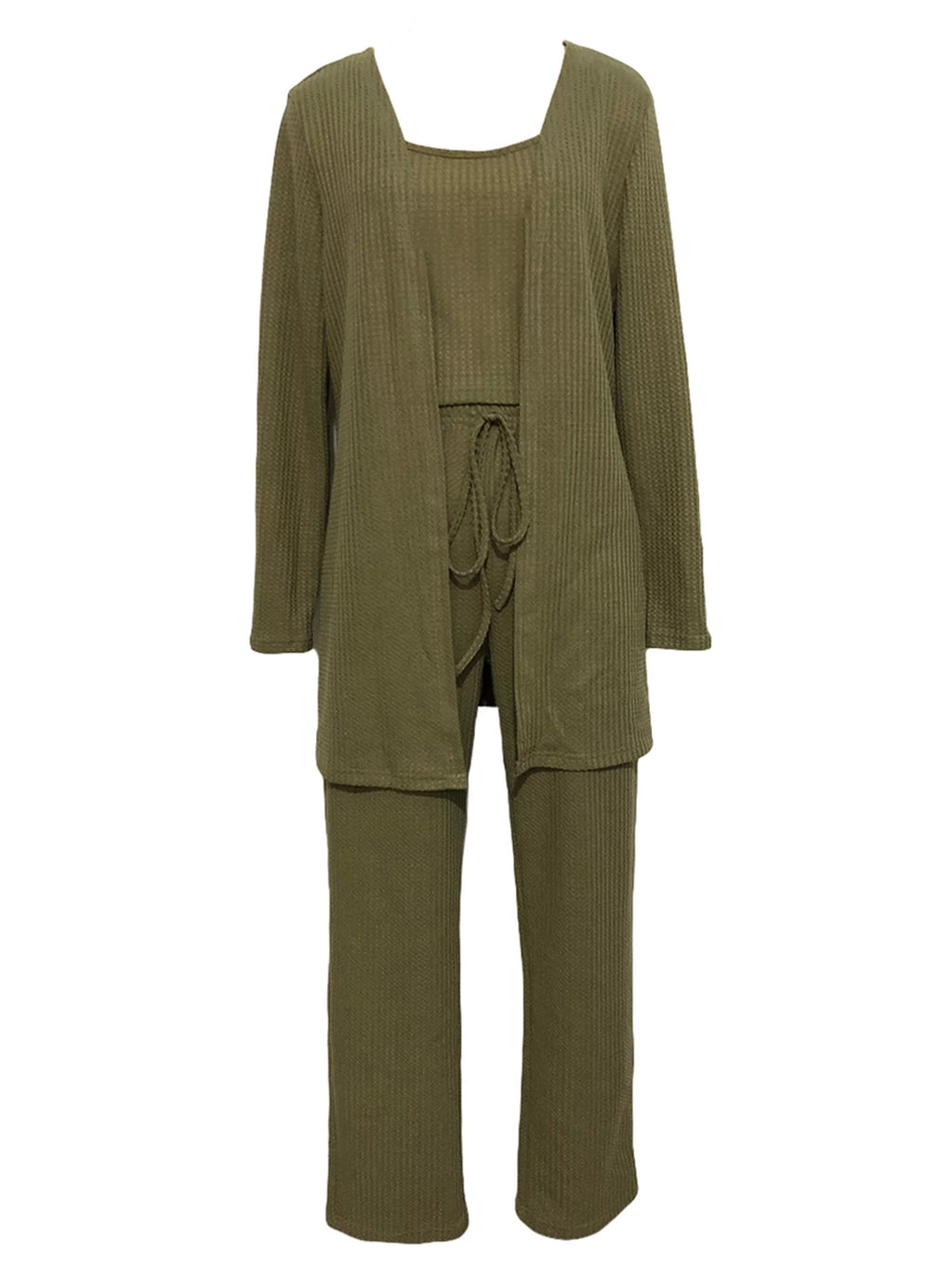 3 Piece Lounge Set Pajama Set Sweatsuits D3283