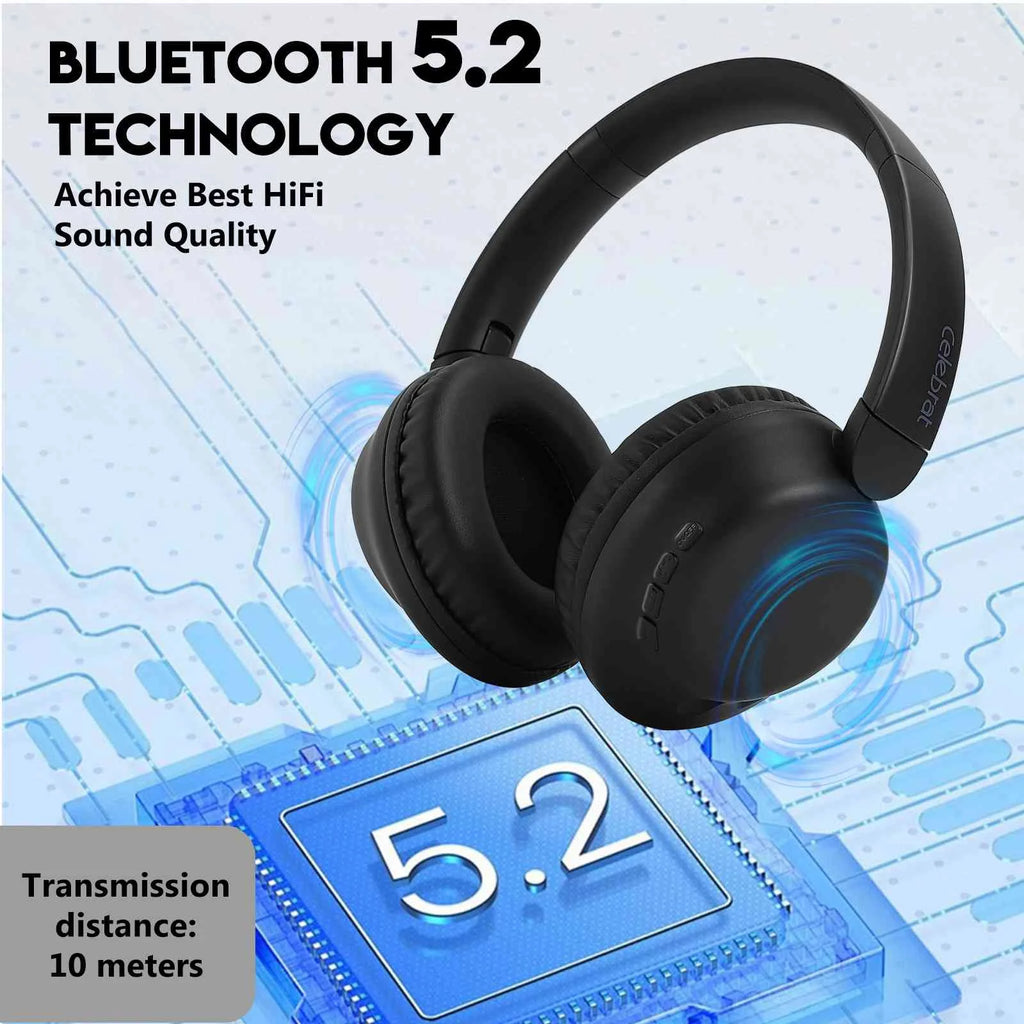 Wireless Bluetooth Over The Ear Headphones with Mic F370