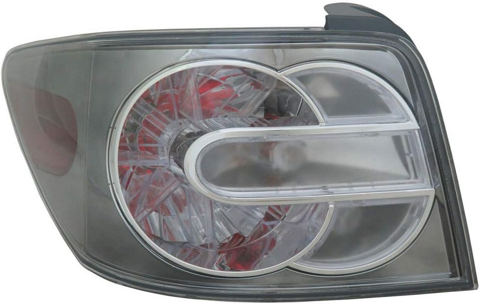 Passenger Side Tail Light Assembly for Mazda CX-7 2007 2008 2009 K14332