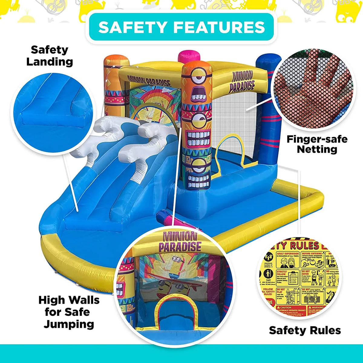 Inflatable Bounce House with Slide E4353
