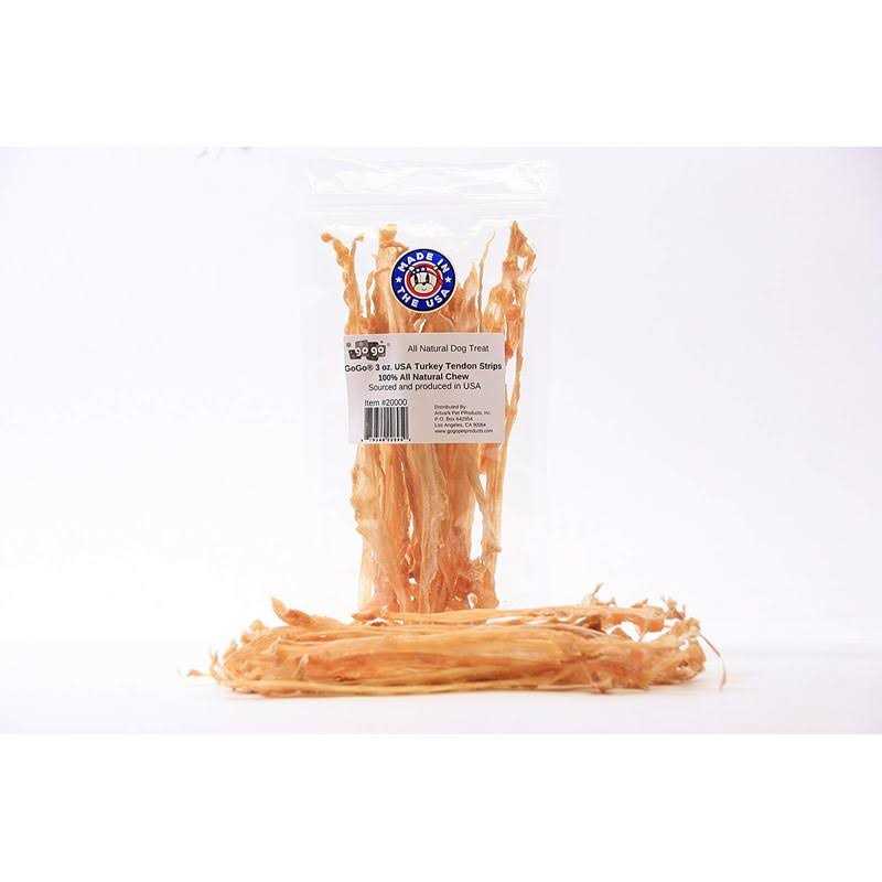 3oz Turkey Tendon Dog Chew Treats O36324
