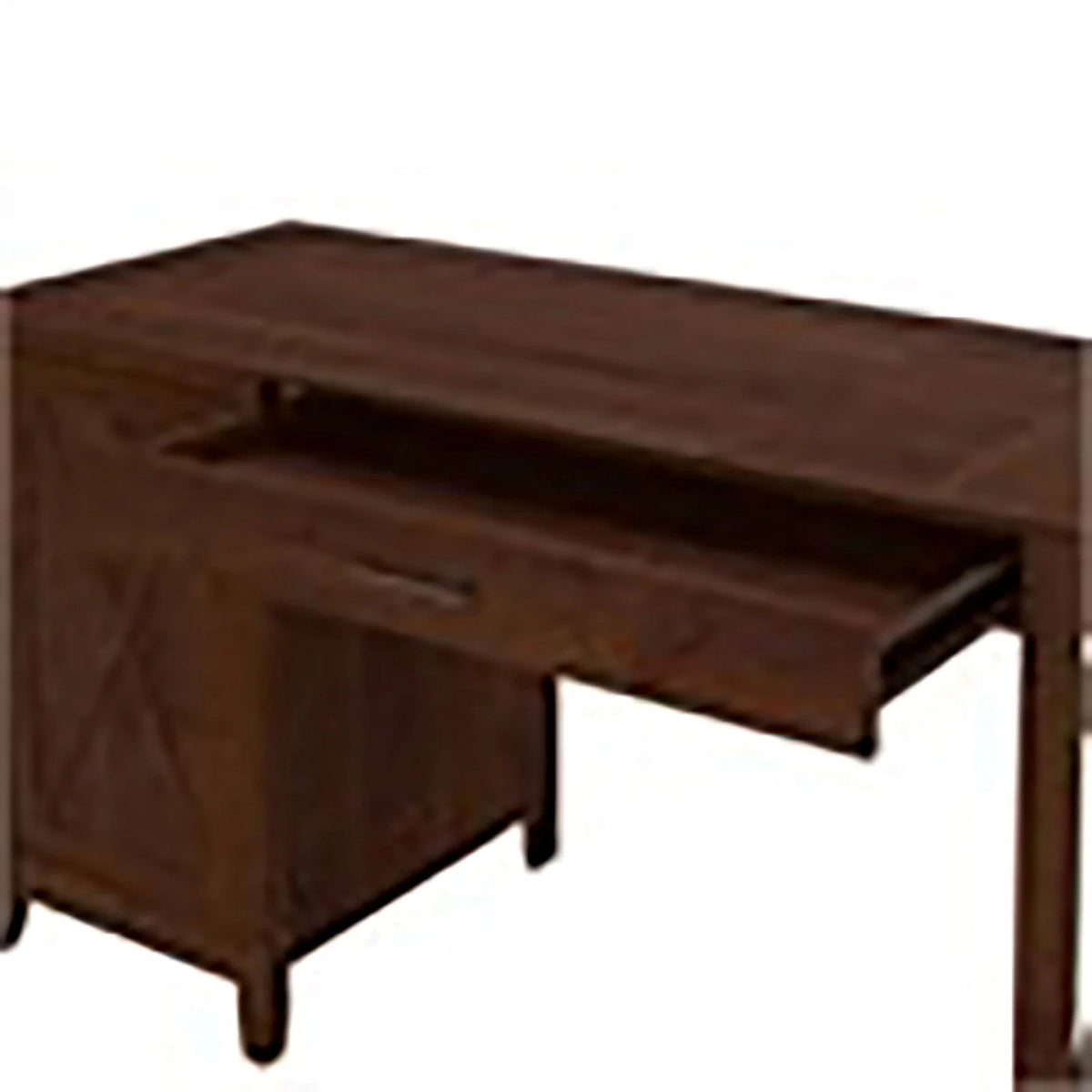 Wood Computer Desk with Storage Cabinet Y65144
