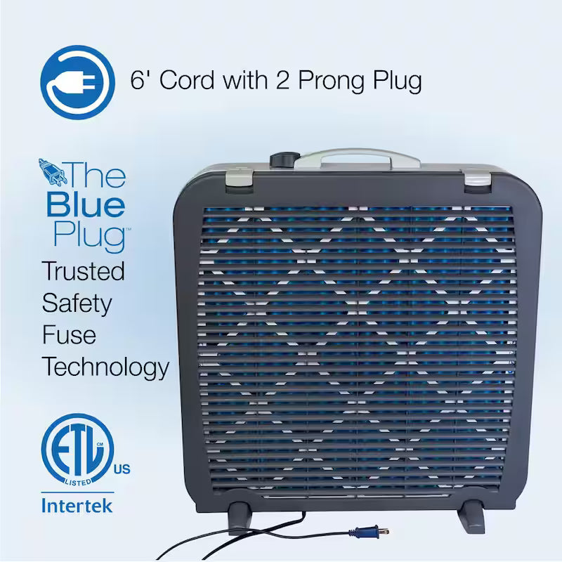 20 in. 3-Speed Air Purifier and Room Fan J66296